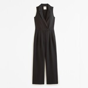 New A&F Sloane Black Jumpsuit Abercrombie and Fitch